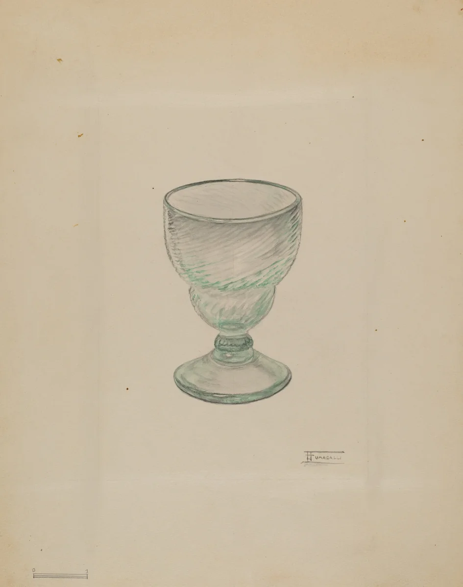 Salt Cellar by Frank Fumagalli, index of american design, 1936