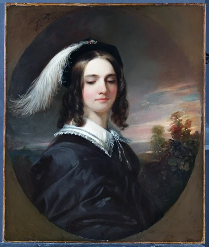 Mary Inman by Daniel Huntington, artwork, 1844