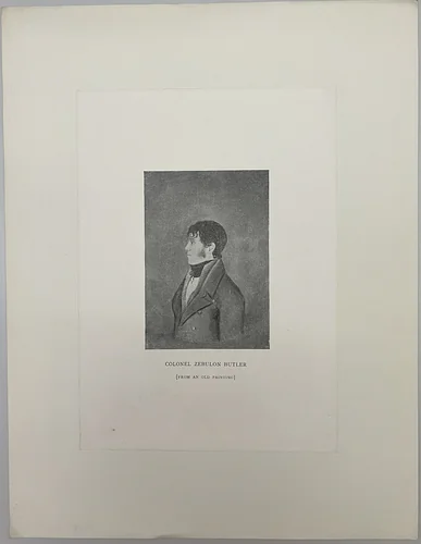 Colonel Zebulon Butler by Artist Unknown, other, 1800-1899