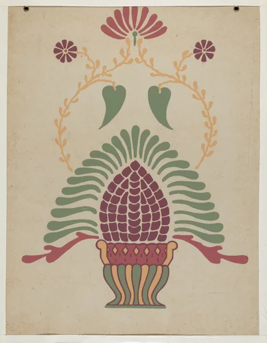 San Gabriel Mission Priest's Vestment from the portfolio "Decorative Art of Spanish California" by American 20th Century, index of american design, 1935-1942