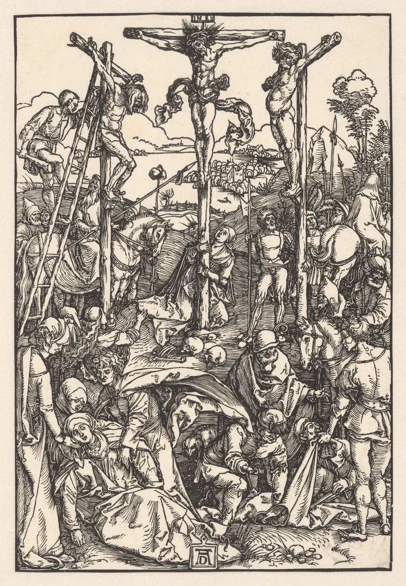 Kruisiging by Unknown, print, 1503-1504