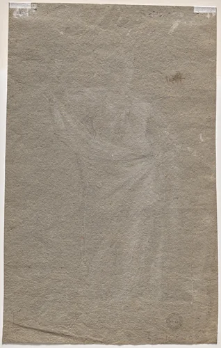 Allegorical Figure (verso) by anonymous, drawing, 1800-1899
