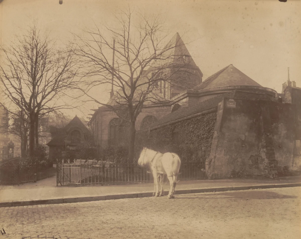 Saint-Médard by Eugène Atget, photograph, 1900
