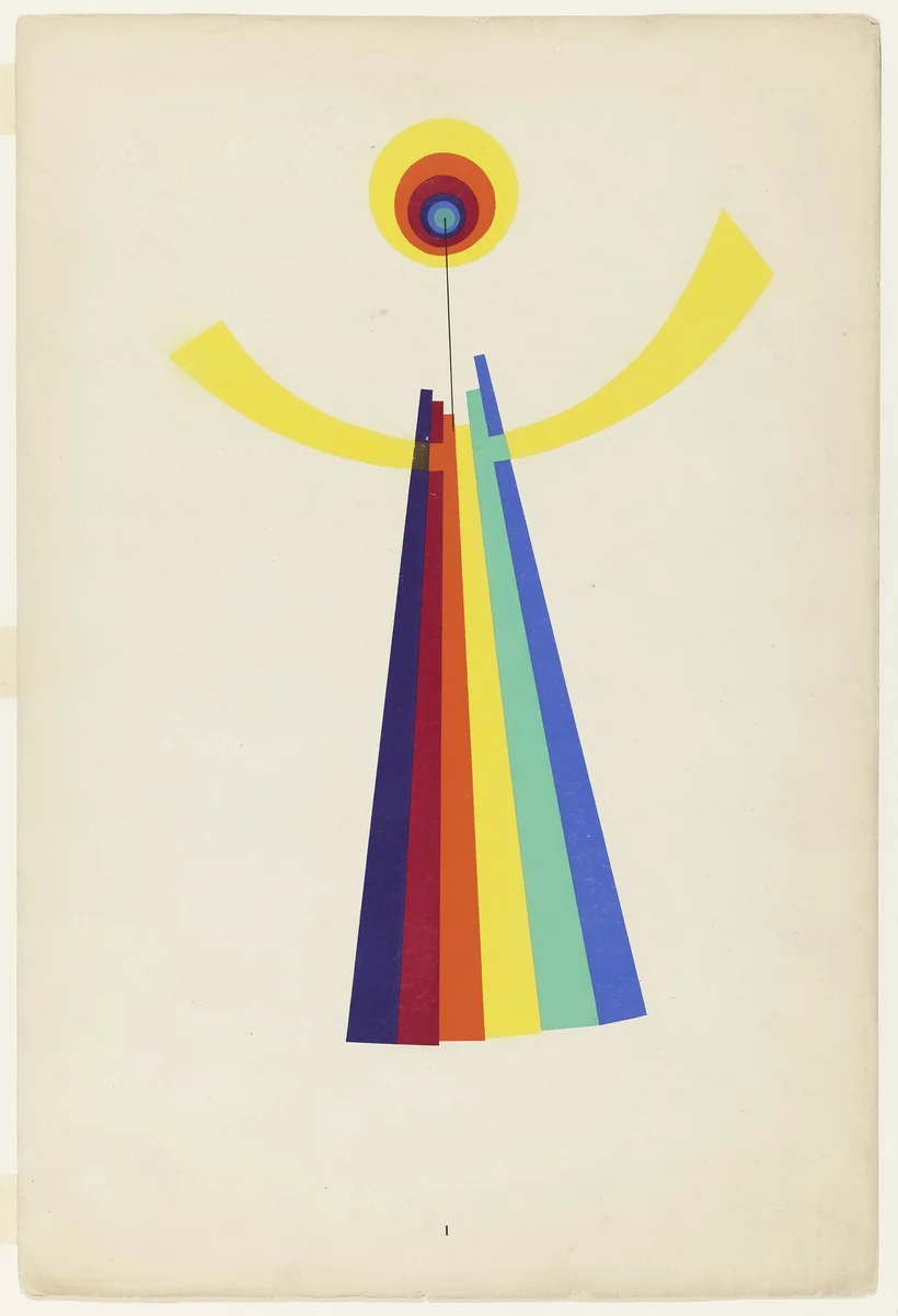 Mime from Revolving Doors by Man Ray, print, 1926