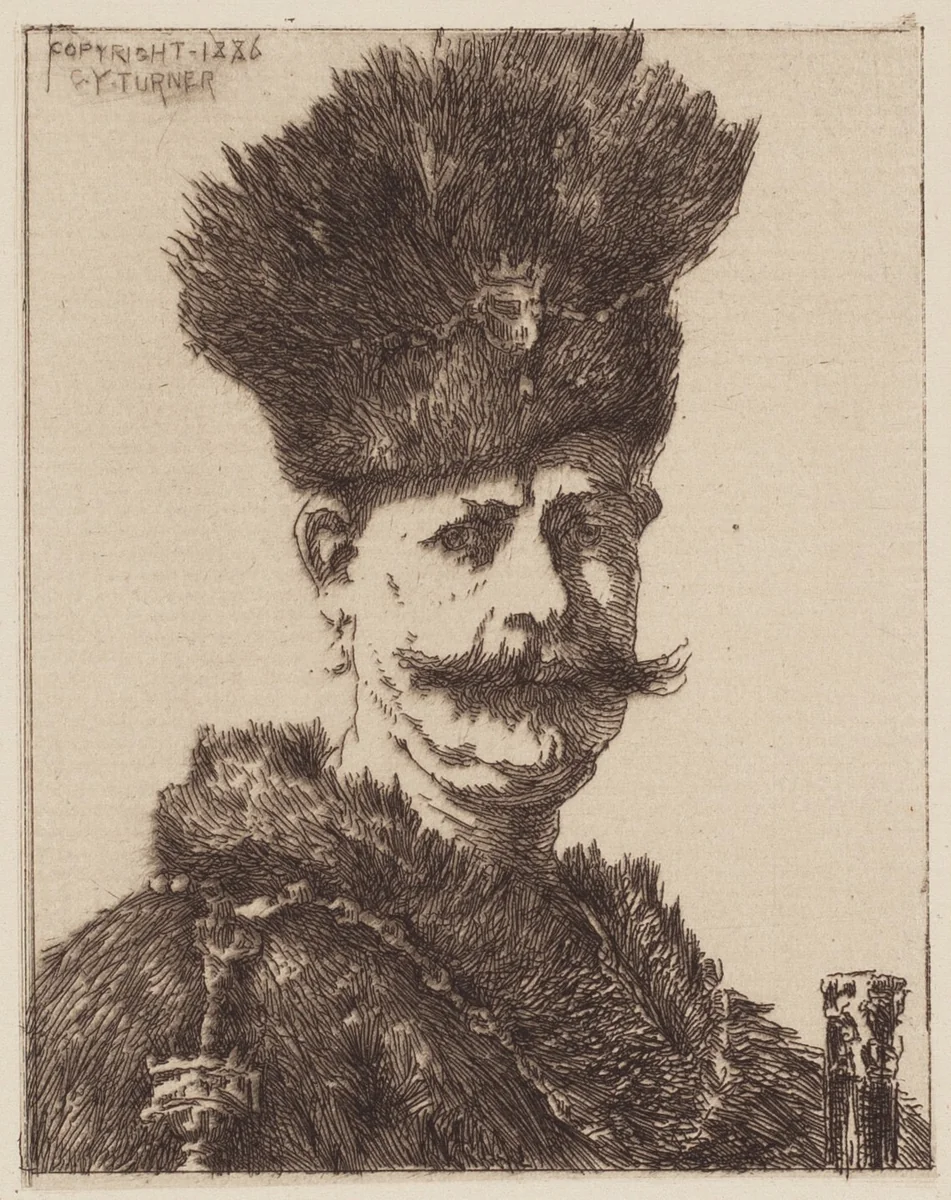 Portrait of a Man by Charles Yardley Turner, portfolio, 1886