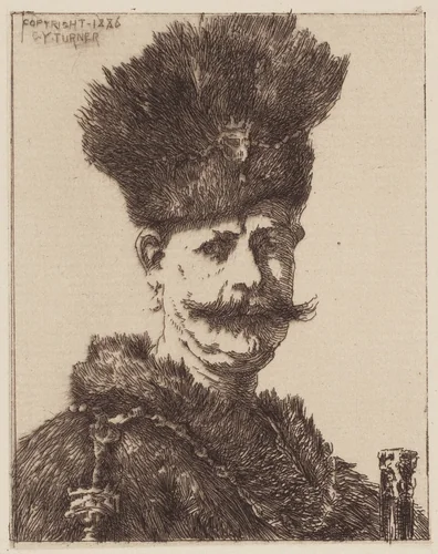 Portrait of a Man by Charles Yardley Turner, portfolio, 1886