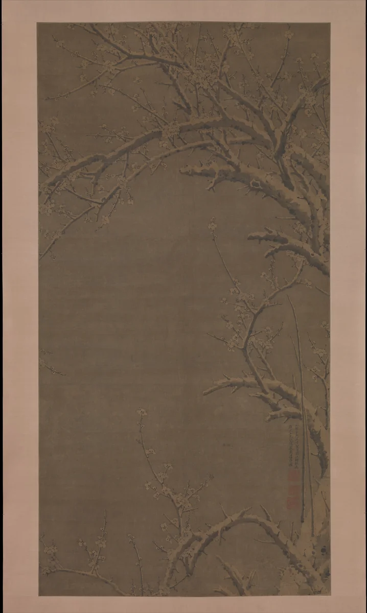 The Pure Whiteness of Winter by Xu Jing, painting, 1441