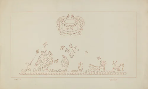 Powder Horn by Edward L. Loper, index of american design, 1938