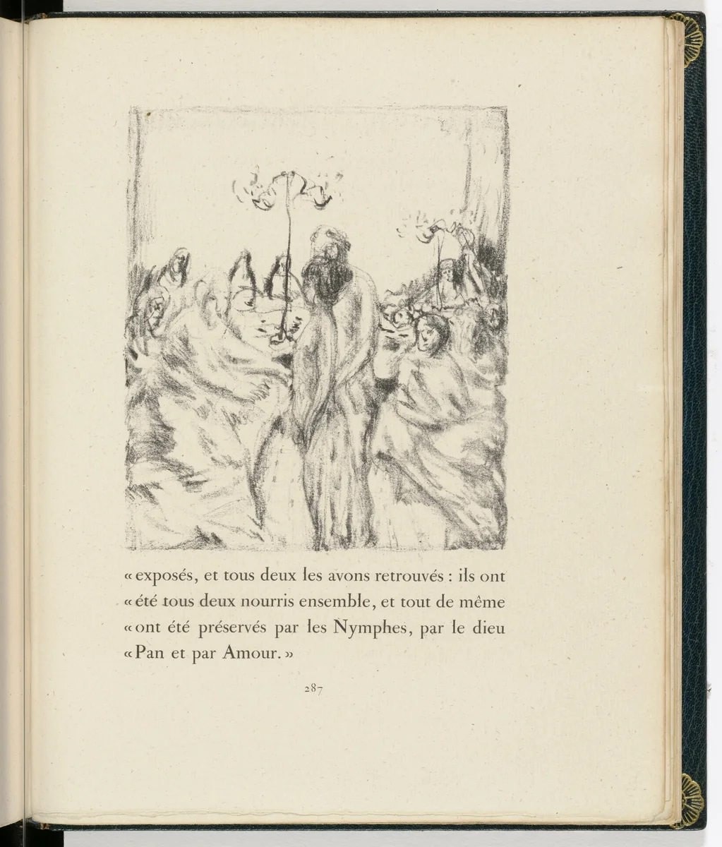In-text plate (page 287) from Daphnis et Chloé by Pierre Bonnard, illustrated book, 1902