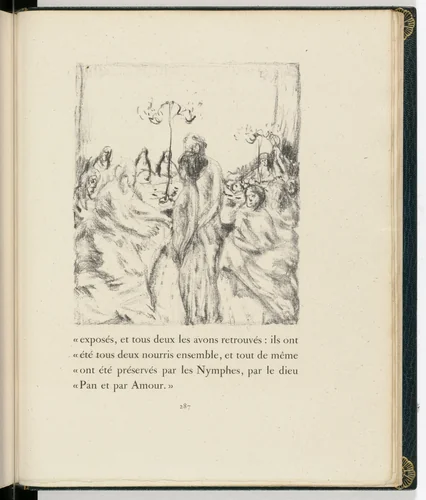 In-text plate (page 287) from Daphnis et Chloé by Pierre Bonnard, illustrated book, 1902