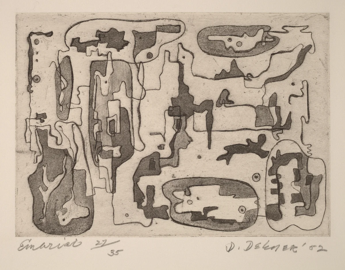 Embrial by Dorothy Dehner, print, 1952