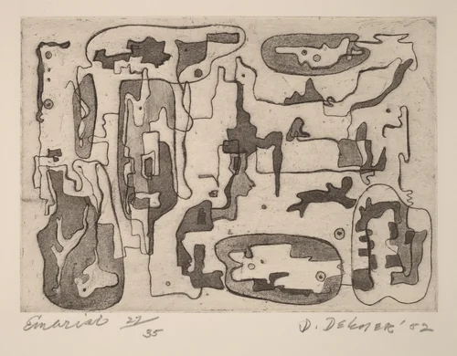 Embrial by Dorothy Dehner, print, 1952