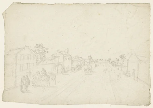 Route de baulieu by Georges Michel, drawing, 1773-1843