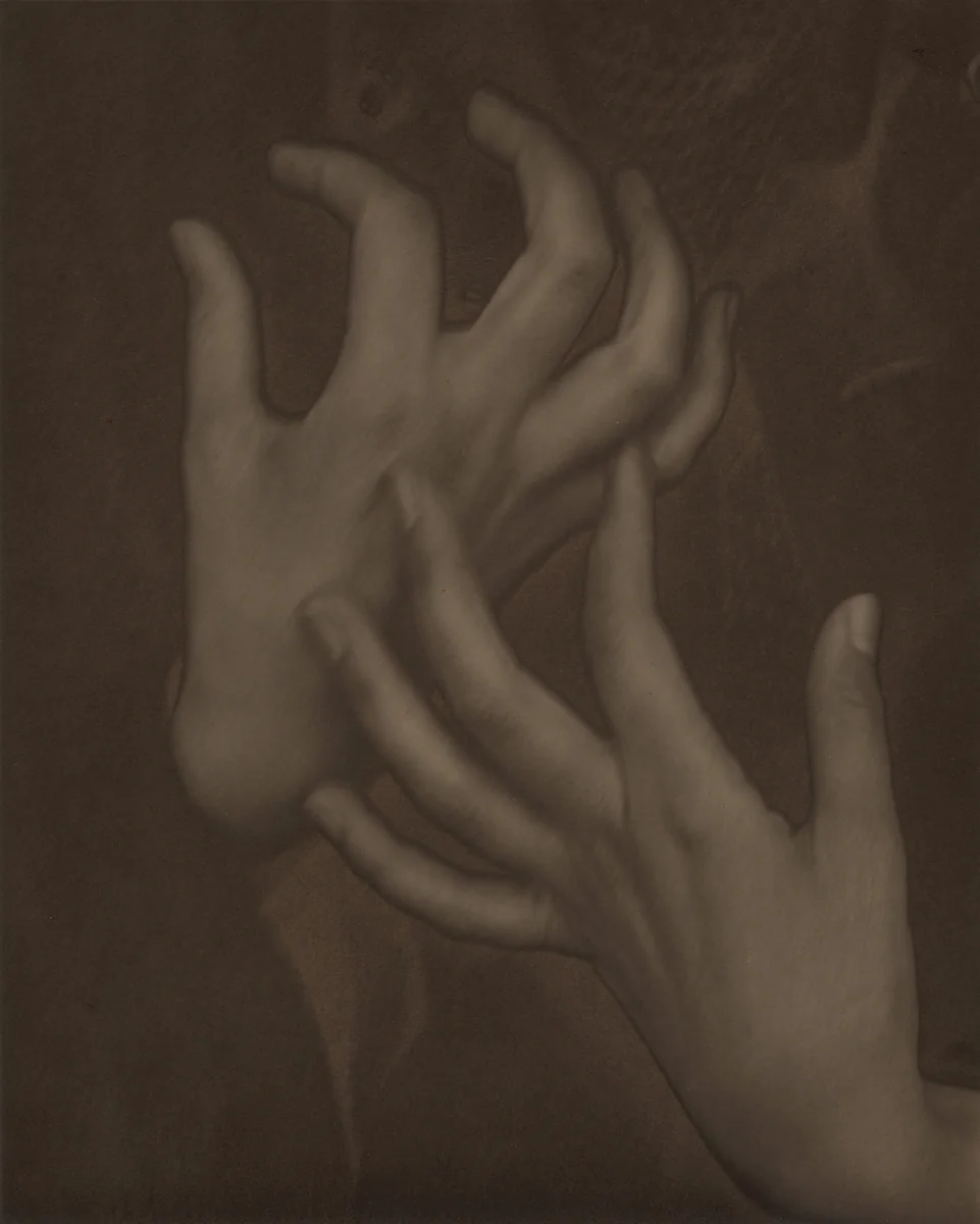 Georgia O'Keeffe—Hands by Alfred Stieglitz, photograph, 1919