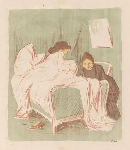 Instructions for the Day by Jean-Louis Forain, print, 1870-1921