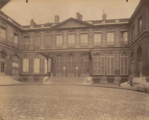 Hôtel de Roquelaure. Boulevard Saint-Germain 246 by Eugène Atget, photograph, 1905