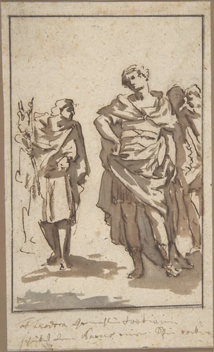 Antique Subject by anonymous, drawing, 1600-1699