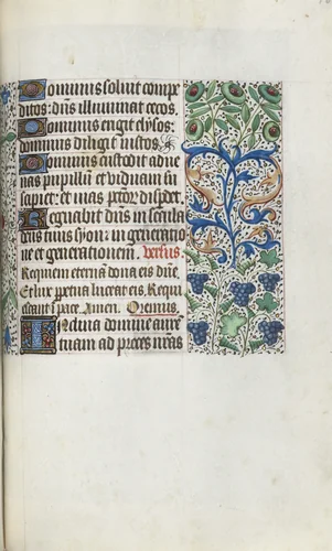 Book of Hours (Use of Rouen): fol. 109r by Master of the Geneva Latini, book, 1465-1475