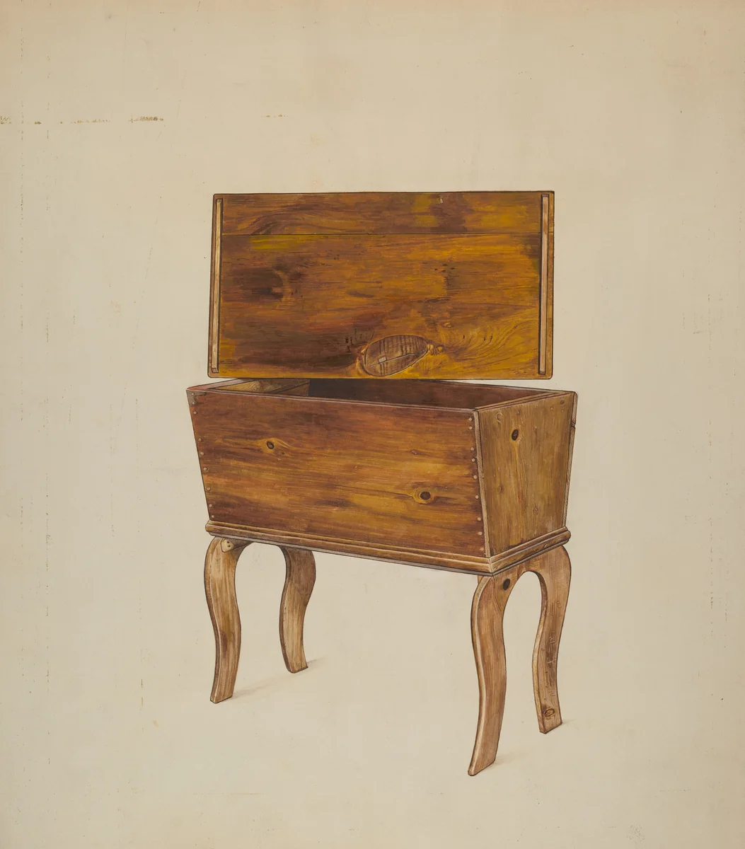 Dough Trough by Carl Keksi, index of american design, 1937