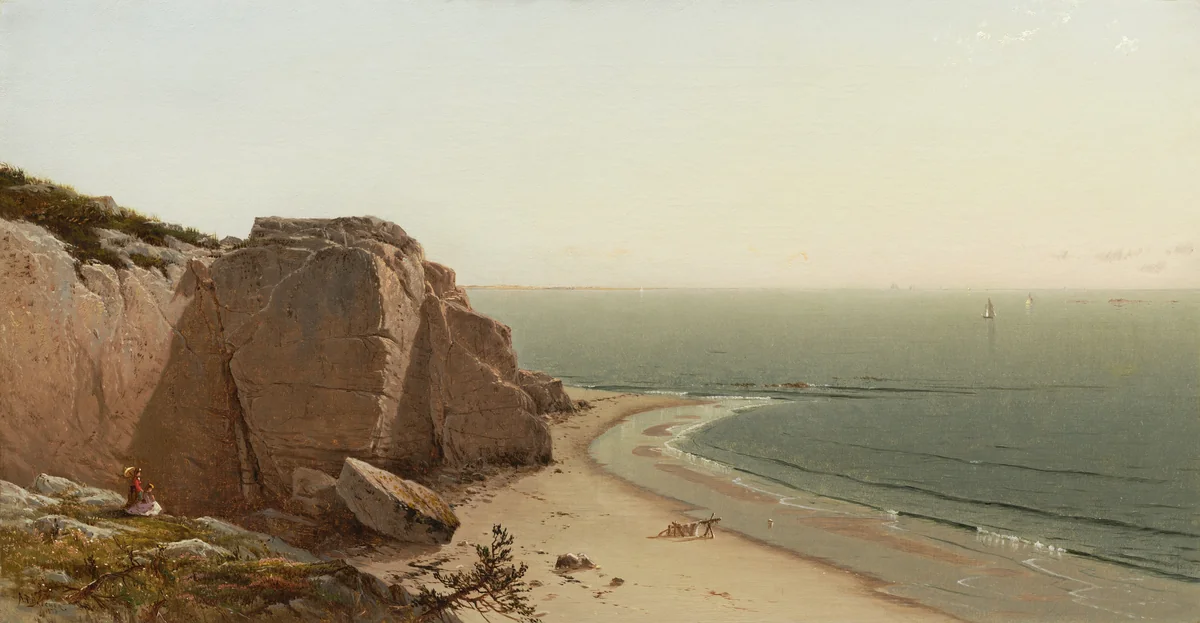 A Quiet Day near Manchester by Alfred Thompson Bricher, painting, 1873