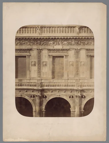 Palazzo Communale te Brescia by Giacomo Rossetti, photograph, 1870