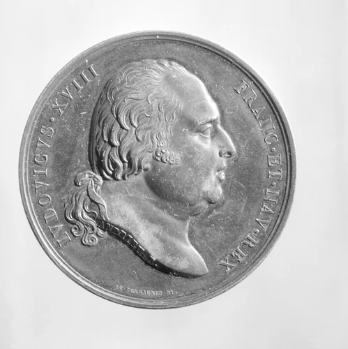 Louis XVIII (1755–1824) by F. Andrieu, metalwork, 1816