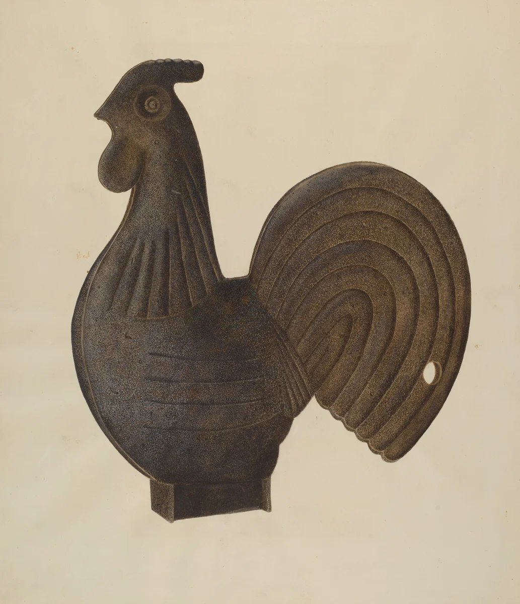 Windmill Counterbalance by Wilbur M Rice, index of american design, 1938