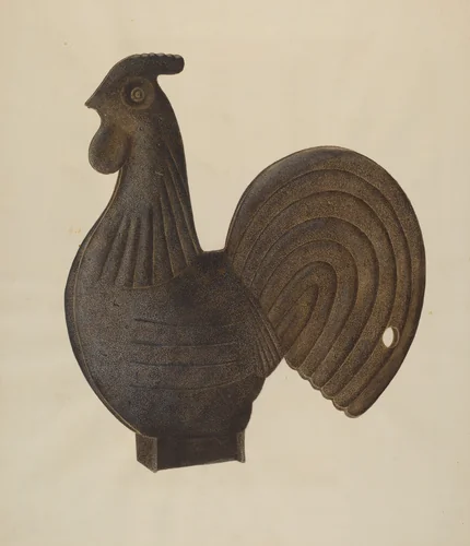 Windmill Counterbalance by Wilbur M Rice, index of american design, 1938