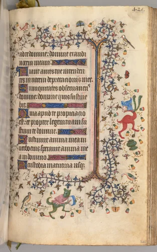 Hours of Charles the Noble, King of Navarre (1361-1425): fol. 205r, Text by Master of the Brussels Initials and Associates, book, 1400-1410