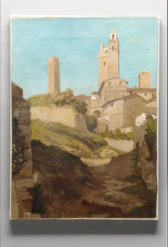 San Gimignano by Elihu Vedder, artwork, 1836-1923