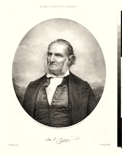 John James Audubon by Francis d' Avignon, print, 1850