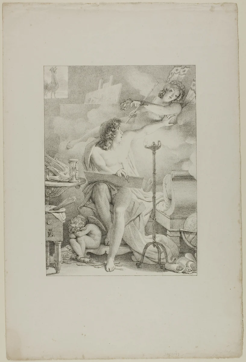 The Vigilant Man by Pierre Guérin, print, 1816