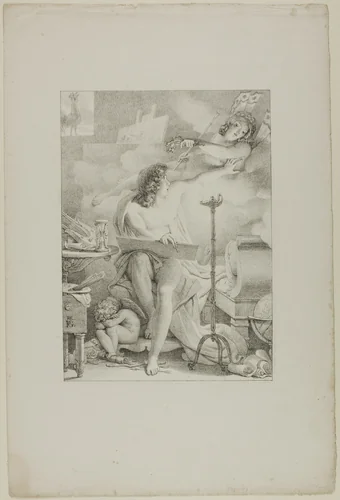 The Vigilant Man by Pierre Guérin, print, 1816