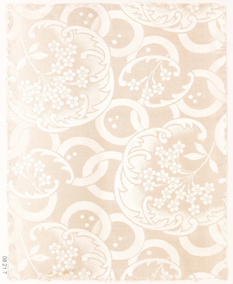Textile sample by Unknown Designer, textile, 1895-1905