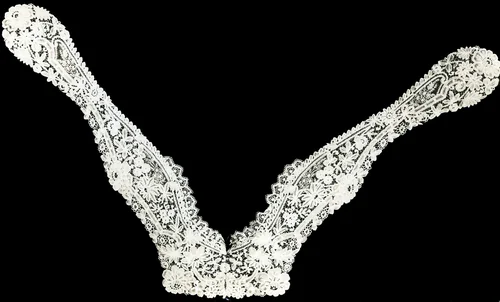 Collar with Lappets by Belgium, other, 1875-1900