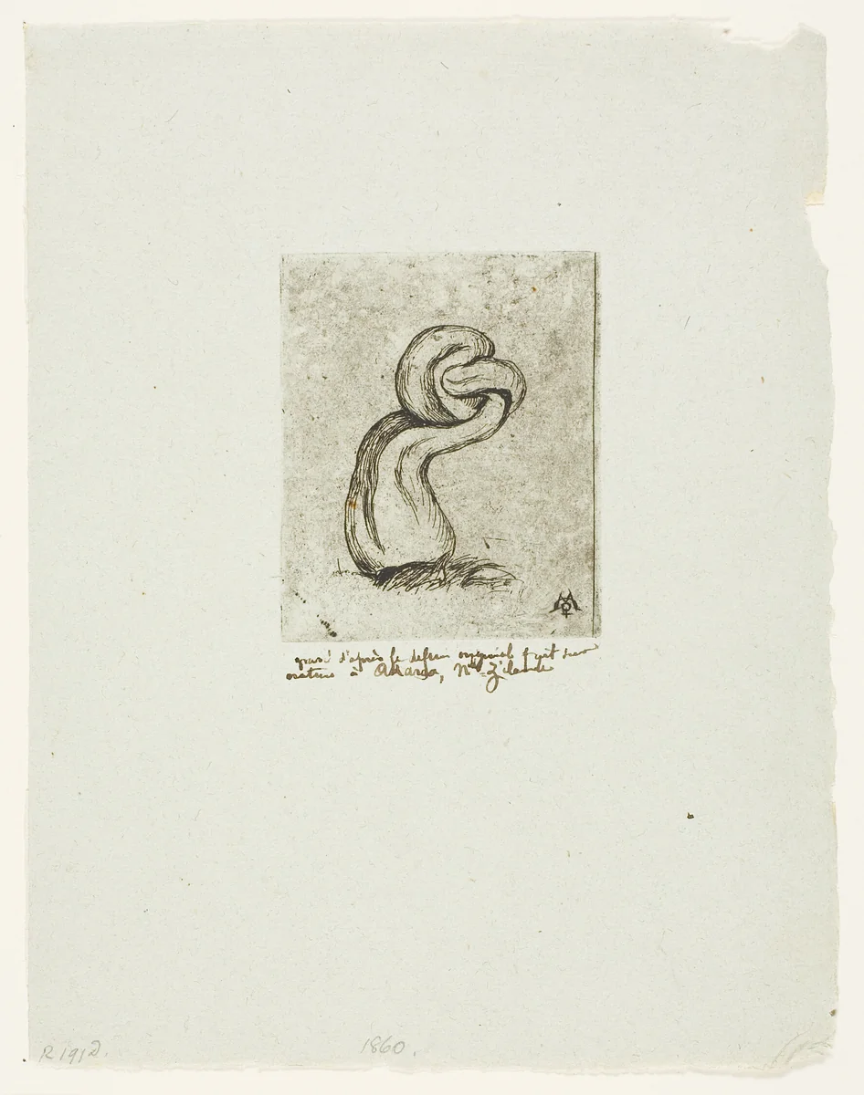 The Sickly Cryptogam by Charles Meryon, print, 1860
