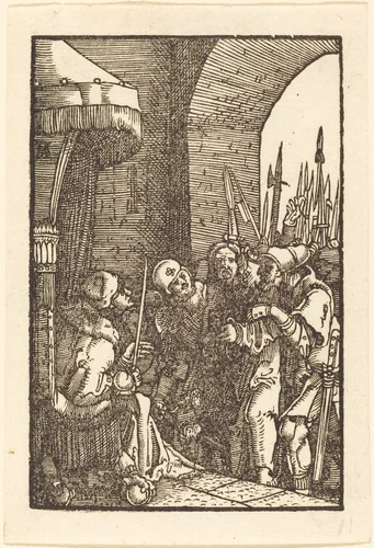 Christ before Pilate by Albrecht Altdorfer, print, 1513