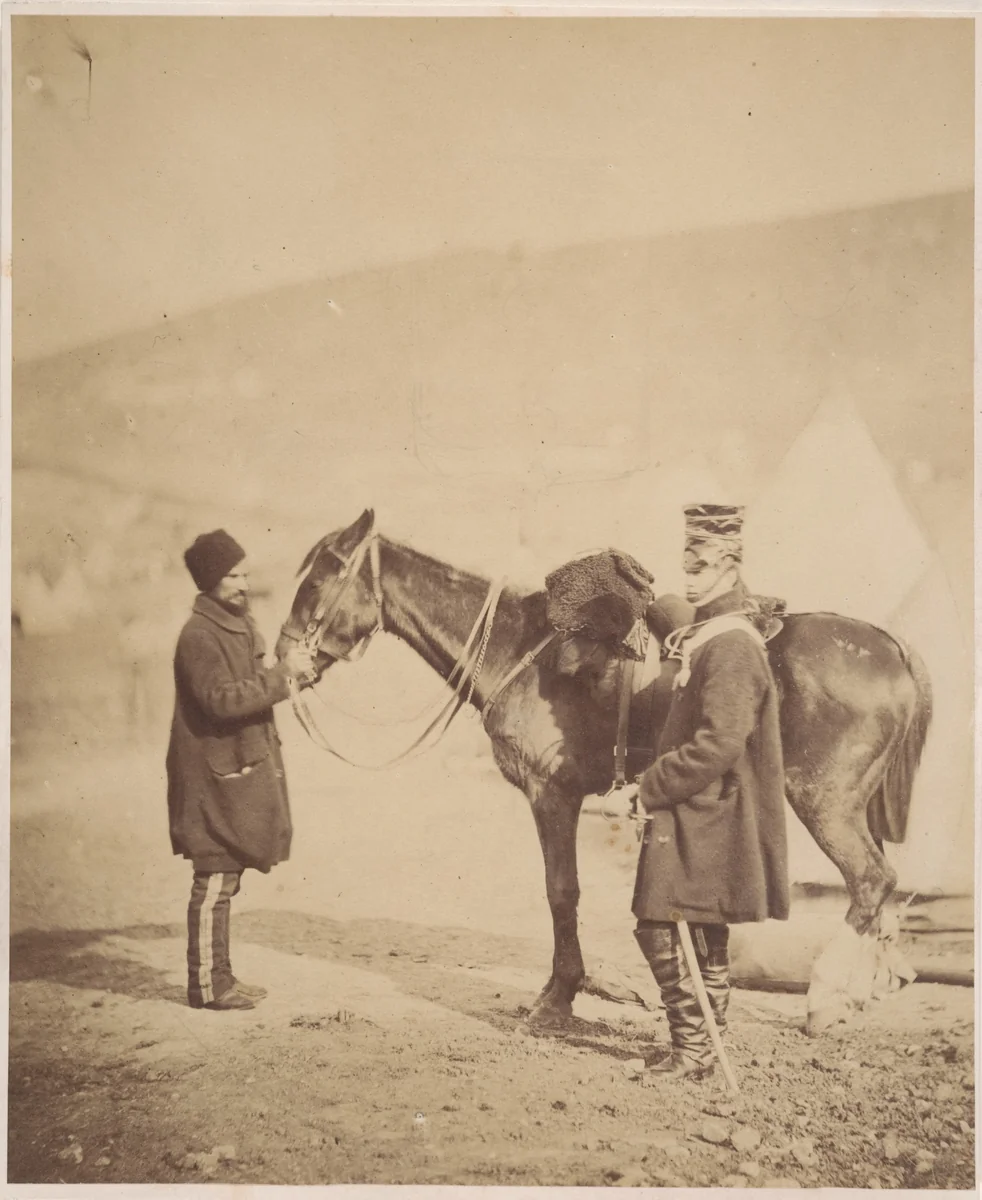 Major General A. H. King by Roger Fenton, photograph, 1855