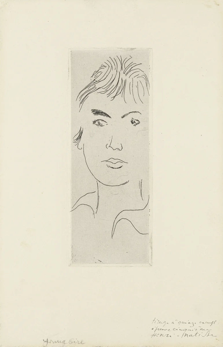 Madame Josette Gris by Henri Matisse, print, 1914