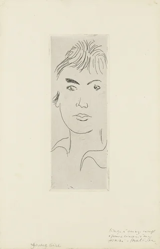 Madame Josette Gris by Henri Matisse, print, 1914