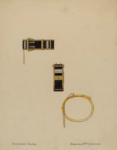 Bracelets by William P. Shearwood, index of american design, 1936