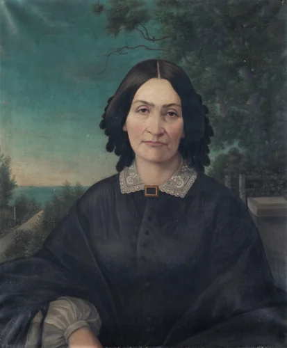 Julia Hulbert Hubbard by anonymous, painting, 1800-1899