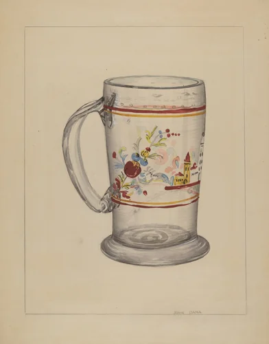Mug by John Dana, index of american design, 1937