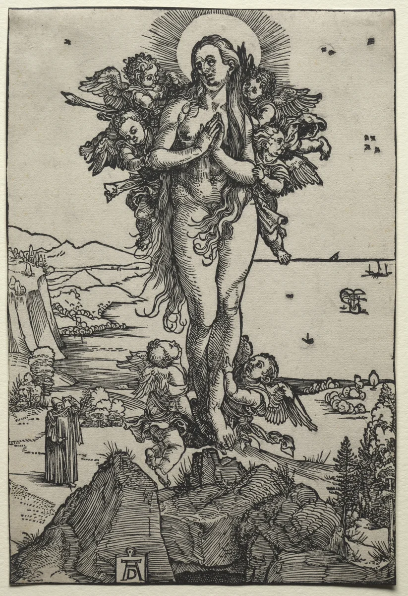 The Ecstasy of Mary Magdalene by Albrecht Dürer, print, 1501-1504