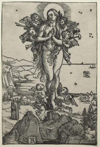 The Ecstasy of Mary Magdalene by Albrecht Dürer, print, 1501-1504