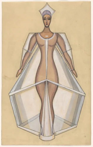 Costume design for the ballet Les Noces (The Wedding) by Sergei Soudeikine, ephemera, 1929