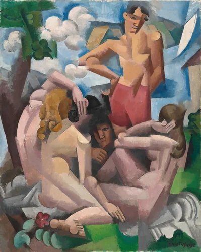 The Bathers by Roger de La Fresnaye, painting, 1912