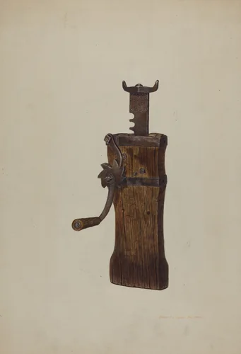 Conestoga Wagon Jack by Edward L. Loper, index of american design, 1935-1942