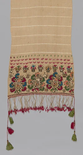 Towel by Greece, Northern Sporades Islands, Lesbos, Mytilene, textile, 1701-1800