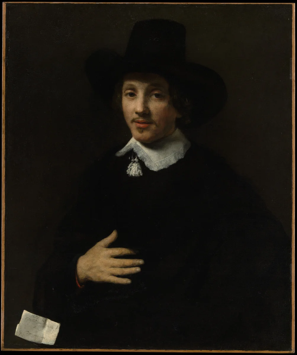 Portrait of a Man (Self-Portrait?) by Willem Drost, painting, 1653-1655